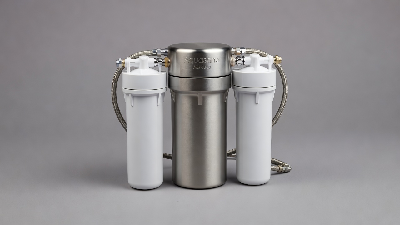 Aquasana AQ-5300 3-stage under-sink water filter system